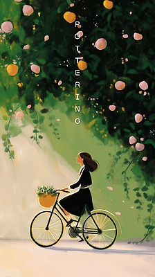 전신 PSD 여자 꽃잎 여유 일러스트 그림자 한명 성인 초록색 평화 자전거 산책 풀잎 승차 성인여자한명만 국내일러스트 1 꽃 감정 컬러 컨셉 잎 모션 휴식 사람 바이크 풀_식물 여자한명만 성인여자만 파일형식