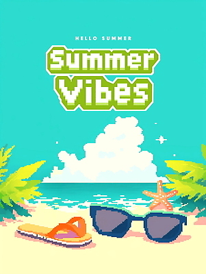 PSD 구름 일러스트 하늘 불가사리 그림자 해변 사람없음 모래사장 선글라스 여름풍경 쪼리 야자수잎 픽셀 국내일러스트 자연요소 안경 바다 잎 극피동물 풍경 샌들 파일형식 여름_계절