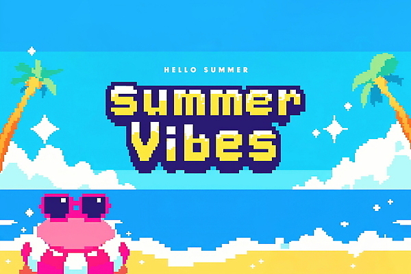 PSD 구름 일러스트 하늘 해변 사람없음 반짝임 모래사장 선글라스 야자수 여름풍경 픽셀 국내일러스트 자연요소 나무 안경 바다 모션 풍경 파일형식 여름_계절