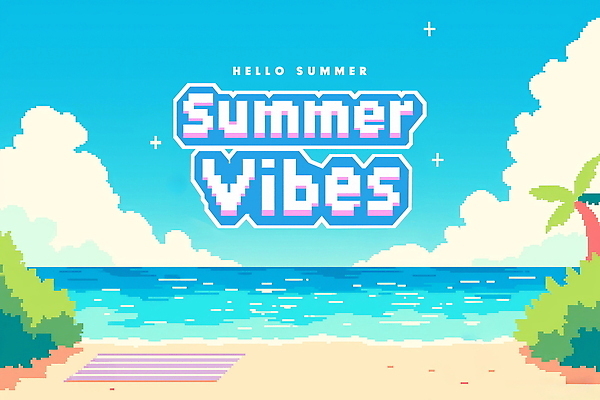 PSD 구름 일러스트 하늘 그림자 해변 사람없음 반짝임 수건 모래사장 야자수 여름풍경 풀 픽셀 국내일러스트 자연요소 나무 식물 바다 모션 풍경 위생용품 파일형식 여름_계절