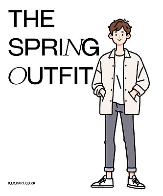 전신 패션 남자 일러스트 한명 미소 성인 재킷 주머니손 봄옷 성인남자한명만 국내일러스트 AI파일 1 옷 모션 표정 사람 봄 외투 남자한명만 성인남자만 파일형식 벡터