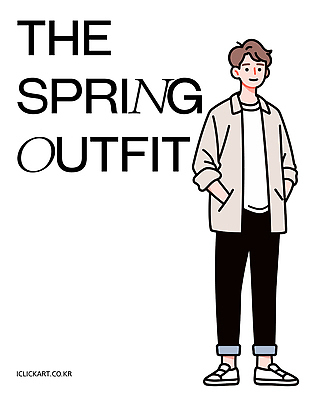 전신 패션 남자 일러스트 한명 미소 성인 외투 주머니손 봄옷 성인남자한명만 국내일러스트 AI파일 1 옷 상의 모션 표정 사람 봄 남자한명만 성인남자만 파일형식 벡터