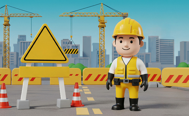 JPG 전신 편집이미지 남자 장갑 하늘 안내 한명 미소 안전 성인 3D 건설현장 풀 안전모 위험 안전가드 안전조끼 안전표지판 칼라콘 성인남자한명만 편집3D AI컴퓨터그래픽 AI콘텐츠 식물 1 잡화 컨셉 건설업 표정 사람 표지판 헬멧 안전장비 디지털합성 남자한명만 성인남자만 파일형식