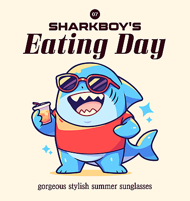 음료 동물캐릭터 일러스트 빨대 웃음 사람없음 여름 파란색 반짝임 선글라스 상어 베이지색 테이크아웃컵 일러캐릭터 AI파일 동물 캐릭터 계절 안경 컬러 모션 표정 어류 컵 파일형식 벡터