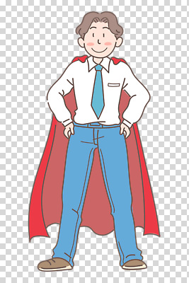 전신 편집이미지 남자 허리손 한명 미소 누끼 성인 망토 영웅 PNG 성인남자한명만 1 포즈 표정 사람 남자한명만 성인남자만 파일형식