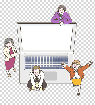 전신 편집이미지 여자 남자 중년 매달리기 미소 누끼 앉기 정장 여러명 노트북 팔짱 만세 PNG 중년만 카피스페이스 옷 다수 모션 표정 사람 성인 전자제품 공백 성인만 파일형식