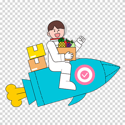 전신 편집이미지 남자 한명 미소 들기 누끼 성인 로켓 우주비행사 승차 배송 우주복 택배상자 PNG 성인남자한명만 1 옷 모션 표정 사람 상자 우주 택배 남자한명만 성인남자만 파일형식