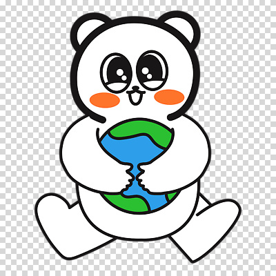 편집이미지 지구 안기 미소 누끼 사람없음 귀여움 곰캐릭터 북극곰 PNG 동물캐릭터 컨셉 곰 모션 표정 파일형식