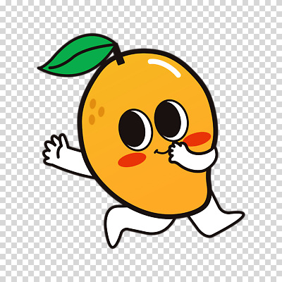 편집이미지 잎 미소 누끼 사람없음 달리기 노란색 손들기 귀여움 손인사 망고 입가림 PNG 망고캐릭터 식물 캐릭터 컬러 컨셉 모션 표정 가림 인사 열대과일 파일형식