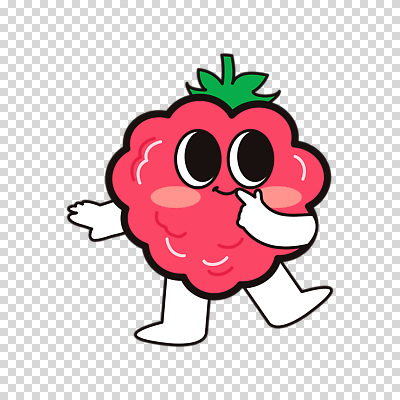 편집이미지 분홍색 미소 누끼 사람없음 귀여움 가리킴 고민 산딸기 PNG 산딸기캐릭터 캐릭터 감정 컬러 컨셉 과일 표정 손짓 파일형식