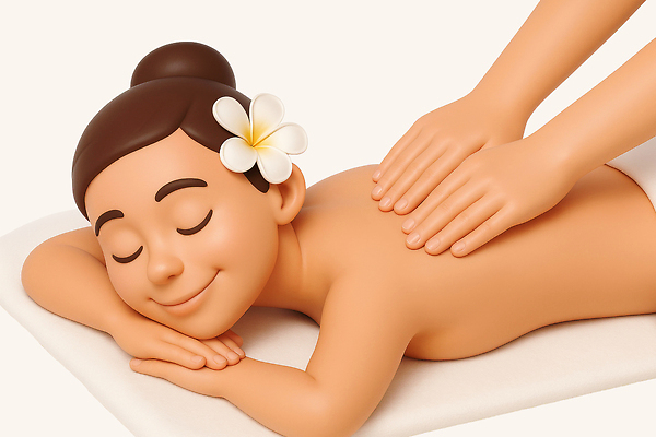 PSD 편집이미지 손 여자 꽃 엎드리기 탈의 한명 미소 상반신 성인 신체부위 수건 3D 눈감음 스파 마사지 편안함 마사지테이블 등마사지 성인여자한명만 편집3D 식물 1 모션 표정 사람 위생용품 감각 디지털합성 여자한명만 성인여자만 파일형식