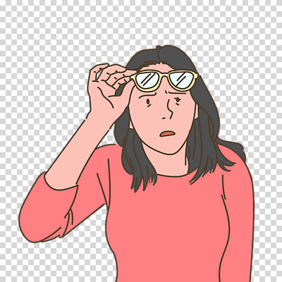 편집이미지 여자 안경 한명 누끼 상반신 성인 잡기 찡그림 PNG 시력감퇴 시력저하 성인여자한명만 1 잡화 모션 표정 사람 여자한명만 성인여자만 파일형식