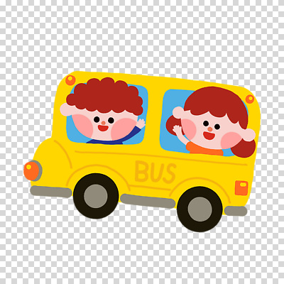 편집이미지 여자 남자 어린이 미소 누끼 소녀 소년 상반신 두명 손들기 귀여움 스쿨버스 등하교 손인사 PNG 어린이만 컨셉 모션 버스 표정 사람 인사 파일형식