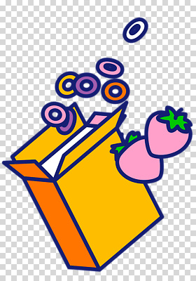 편집이미지 딸기 누끼 사람없음 상자 아침식사 시리얼 PNG 음식 과일 식사 파일형식