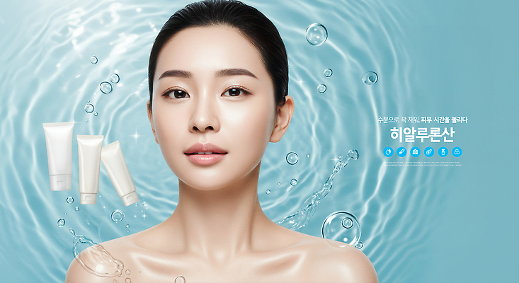 PSD 편집이미지 여자 하늘색 관리 한명 성인 물 여름 반짝임 촉촉함 물방울 비눗방울 피부 피부관리 물결파장 보습 수분크림 튜브용기 의료성형뷰티 성인여자한명만 이미지편집 자연요소 1 계절 물결 모션 사람 신체부위 파란색 뷰티 화장품 젖음 용기_그릇 여자한명만 성인여자만 파일형식