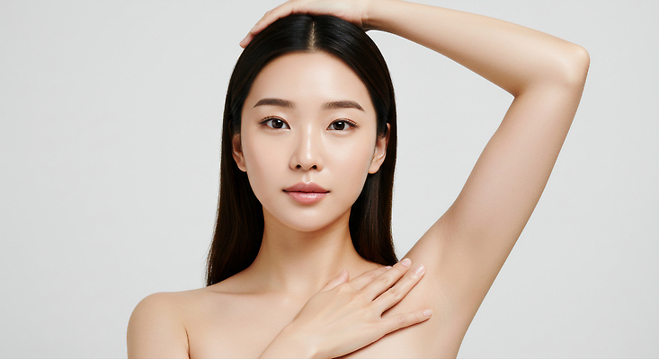 JPG 편집이미지 여자 관리 한명 상반신 성인 손들기 만지기 피부 디지털합성 피부관리 제모 의료성형뷰티 성인여자한명만 편집실사 AI인물포토 AI콘텐츠 1 모션 사람 신체부위 뷰티 CG 여자한명만 성인여자만 파일형식 AI포토