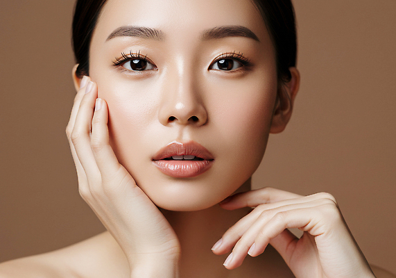 JPG 편집이미지 여자 한명 상반신 성인 뷰티 갈색 만지기 피부관리 감싸기 의료성형뷰티 성인여자한명만 피부톤 퍼스널컬러 편집실사 AI인물포토 AI콘텐츠 1 컬러 모션 사람 피부 CG 여자한명만 성인여자만 파일형식 AI포토
