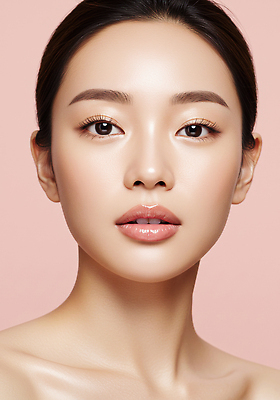 JPG 편집이미지 여자 분홍색 한명 상반신 성인 뷰티 피부관리 의료성형뷰티 성인여자한명만 피부톤 퍼스널컬러 편집실사 AI인물포토 AI콘텐츠 1 컬러 사람 피부 CG 여자한명만 성인여자만 파일형식 AI포토