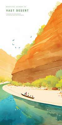 PSD 나무 어린이 일러스트 조류 수채화 여러명 성인 강 반사 골짜기 여름풍경 사막 암벽 감성 선박 국내일러스트 식물 동물 다수 컨셉 수상교통 자연 사람 풍경 파일형식 여름_계절