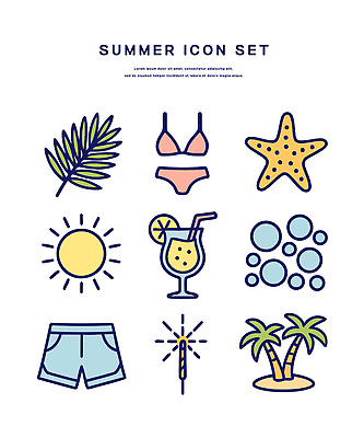 아이콘 수영복 반바지 잔 불가사리 빨대 사람없음 여름 비키니 야자수 태양 비눗방울 레모네이드 물거품 레몬장식 열대잎 스파클라 2D아이콘 IC큐레이션 AI파일 자연요소 나무 식기 옷 계절 잎 바지 극피동물 폭죽 장식 거품 레몬 에이드 파일형식 벡터