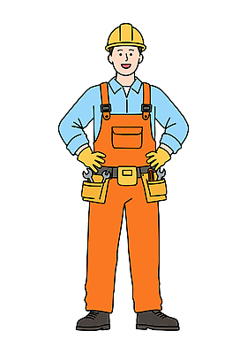 전신 PSD 남자 허리손 유니폼 일러스트 노동자 직업캐릭터 작업복 한명 미소 들기 성인 벨트 스패너 자신감 안전모 주머니 멜빵바지 현장직 성인남자한명만 건설근로자 일러캐릭터 직업 캐릭터 1 잡화 옷 감정 포즈 바지 모션 표정 사람 공구 헬멧 안전장비 멜빵 남자한명만 성인남자만 파일형식