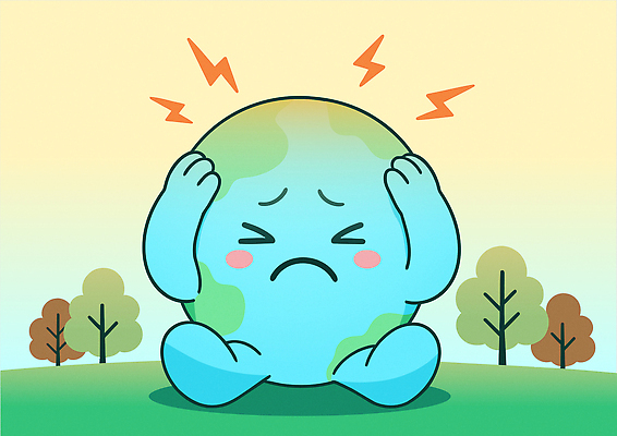 나무 일러스트 의인화 앉기 초원 사람없음 초록색 귀여움 자연보호 그린캠페인 고통 잡기 뜨거움 환경오염 환경보전 에코 두통 지구온난화 지구의날 세계환경의날 국내일러스트 일러캐릭터 지구캐릭터 AI파일 식물 캐릭터 기념일 감정 지구 캠페인 컬러 컨셉 모션 자연 환경 보호 질병 사회이슈 기후변화 파일형식 벡터 법정기념일