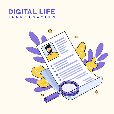 남자 일러스트 비즈니스 돋보기 한명 정장 상반신 성인 비즈니스라이프 비즈니스맨 이력서 프로필 성인남자한명만 디지털라이프 국내일러스트 AI파일 1 라이프스타일 옷 사람 직장인 남자한명만 성인남자만 파일형식 벡터