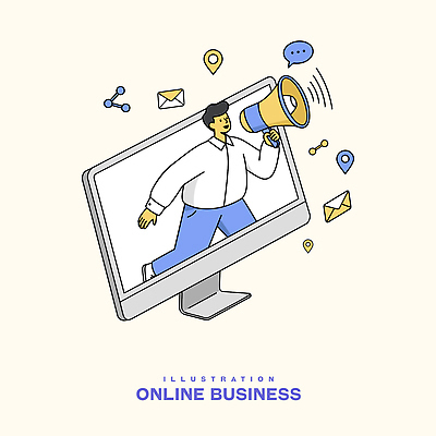 전신 남자 말풍선 잎 일러스트 비즈니스 한명 들기 정장 성인 비즈니스라이프 모니터 확성기 비즈니스맨 이메일 공유 GPS 성인남자한명만 비대면서비스 디지털라이프 국내일러스트 AI파일 식물 1 라이프스타일 옷 모션 사람 컴퓨터 직장인 서비스 남자한명만 성인남자만 파일형식 벡터 언택트