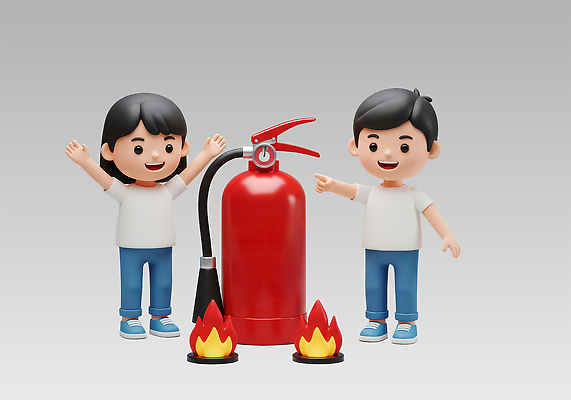 전신 PSD 편집이미지 여자 남자 어린이 불꽃 교육캐릭터 3D캐릭터 미소 소녀 소년 두명 빨간색 만세 가리킴 소화기 화재예방 어린이만 소방교육 편집3D 캐릭터 교육 컬러 모션 불 표정 사람 손짓 3D 안전장비 소방 예방 파일형식