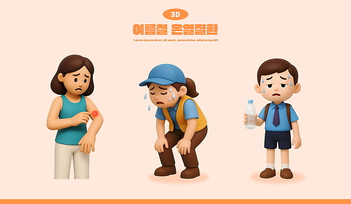 전신 PSD 편집이미지 여자 남자 어린이 노동자 작업복 들기 소년 성인 세명 여름 건강관리 주황색 고통 가리킴 더위 물병 땀 피부질환 엘리먼트 피부트러블 힘듦 폭염주의보 땀흘리기 편집3D 직업 옷 계절 감정 컬러 컨셉 모션 날씨 건강 관리 사람 손짓 3D 질병 자연재해 물통 파일형식