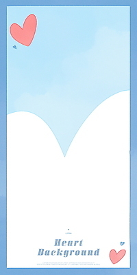 PSD 하늘색 일러스트 화이트데이 수채화 발렌타인데이 사랑 사람없음 하트 하트백그라운드 키치 국내일러스트 모양 감정 백그라운드 컨셉 데이이벤트 파란색 파일형식