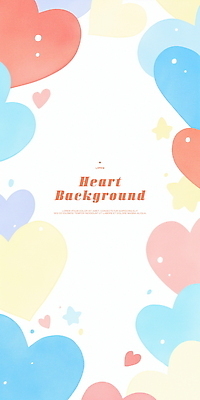 PSD 별 일러스트 화이트데이 수채화 발렌타인데이 사랑 사람없음 컬러풀 하트 하트백그라운드 키치 국내일러스트 자연요소 모양 감정 컬러 백그라운드 컨셉 데이이벤트 파일형식