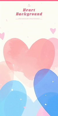 PSD 분홍색 일러스트 화이트데이 수채화 발렌타인데이 사랑 사람없음 파란색 하트 하트백그라운드 키치 국내일러스트 모양 감정 컬러 백그라운드 컨셉 데이이벤트 파일형식