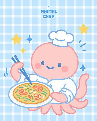 접시 일러스트 젓가락 새우 요리사모자 미소 들기 사람없음 반짝임 앞치마 서빙 문어 해물파전 일러캐릭터 AI파일 캐릭터 모자_잡화 식기 모션 연체동물 수저 표정 갑각류 요리사 수중동물 파전 파일형식 벡터