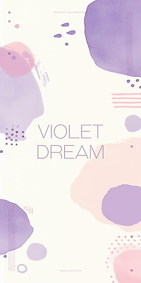 PSD 분홍색 백그라운드 일러스트 추상 수채화 사람없음 보라색 겹침 국내일러스트 컬러 무늬 파일형식