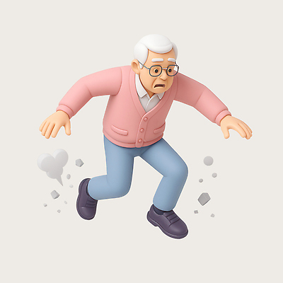 전신 PSD 편집이미지 할아버지 노년 남자 3D캐릭터 경고 한명 안전 실버라이프 3D 놀람 위험 먼지 넘어짐 노인남자한명만 안경낌 편집3D 캐릭터 1 라이프스타일 감정 안경 컨셉 모션 표정 사람 성인 디지털합성 남자한명만 노인남자만 파일형식