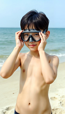 JPG 편집이미지 남자 어린이 바다 밝음 한명 소년 해변 야외 캐주얼 여름 쌍안경 에너지 자유 탐험 관찰 즐거움 활기 의료성형뷰티 소년한명만 편집실사 AI인물포토 AI콘텐츠 1 옷 계절 감정 컨셉 모션 사람 망원경 CG 남자한명만 소년만 파일형식 AI포토