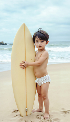 JPG 전신 편집이미지 남자 어린이 포즈 놀이 휴가 밝음 한명 웃음 소년 해변 야외 여름 운동 에너지 자유 탐험 서핑보드 서핑 즐거움 활기 의료성형뷰티 소년한명만 편집실사 AI인물포토 AI콘텐츠 1 계절 감정 바다 컨셉 표정 건강 사람 수상스포츠 보드_스포츠 CG 남자한명만 소년만 파일형식 AI포토