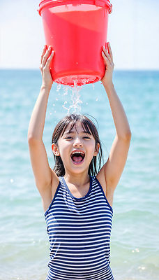 JPG 전신 편집이미지 여자 어린이 포즈 하늘색 물놀이 놀이 휴가 밝음 한명 웃음 소녀 해변 야외 여름 운동 에너지 자유 탐험 즐거움 활기 의료성형뷰티 소녀한명만 편집실사 AI인물포토 AI콘텐츠 1 계절 감정 바다 컨셉 표정 건강 사람 파란색 CG 여자한명만 소녀만 파일형식 AI포토