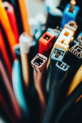 JPG 편집이미지 사람없음 빈티지 플러그 폐기물 버리기 케이블선 꼬임 복잡 전자부품 뭉침 편집실사 AI포토 AI콘텐츠 컨셉 모션 전선 부속품 쓰레기 CG 파일형식