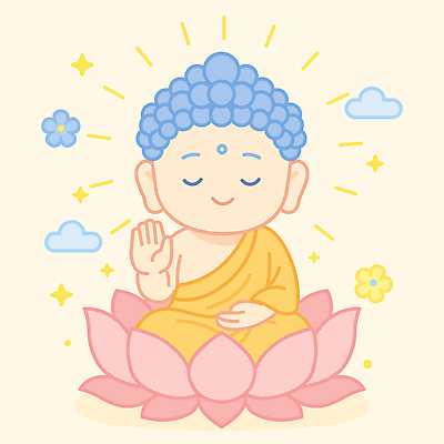 전신 구름 남자 꽃 일러스트 연꽃 한명 미소 성인 반짝임 손들기 평화 귀여움 눈감음 부처님오신날 기도 가부좌 부처 후광 성인남자한명만 국내일러스트 AI파일 자연요소 식물 1 기념일 컨셉 불교 모션 표정 사람 앉기 빛 남자한명만 성인남자만 파일형식 벡터