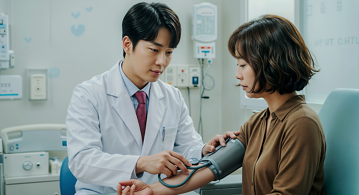 JPG 편집이미지 여자 남자 의자 안내 대화 설명 성인 두명 건강관리 믿음 환자 의사 전문직 상담 혈압계 소통 진료실 혈압 혈압측정 의료성형뷰티 성인만 편집실사 AI인물포토 AI콘텐츠 직업 감정 가구 컨셉 의학 의료기기 모션 건강 병원 관리 말하기 사람 진료 의료진 CG 측정 파일형식 AI포토