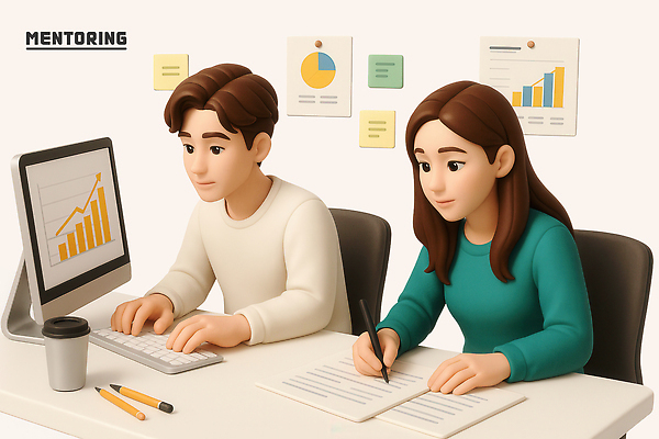 PSD 편집이미지 학생 여자 남자 커피 의자 앉기 상반신 성인 두명 연필 펜 3D 모니터 타이핑 키보드 기록 책상 막대그래프 포스트잇 문서 원그래프 과외 테이크아웃컵 성인만 멘토링 편집3D 교육 음료 가구 모션 수업 그래프 학용품 사람 컵 학습 컴퓨터 필기구 메모지 디지털합성 파일형식