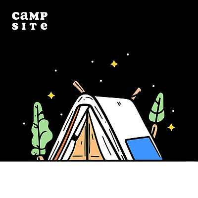 나무 여행 일러스트 자연 밤하늘 텐트 사람없음 반짝임 숲속 캠핑장 국내일러스트 AI파일 식물 모션 하늘 캠핑도구 캠핑 야간 숲 생태계 파일형식 벡터