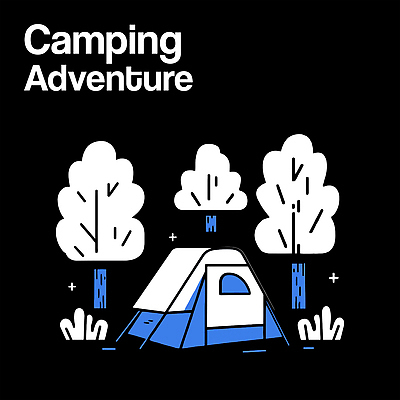 나무 여행 일러스트 자연 밤하늘 텐트 사람없음 풀 숲속 캠핑장 어드벤처 국내일러스트 AI파일 식물 하늘 캠핑도구 캠핑 야간 숲 생태계 파일형식 벡터