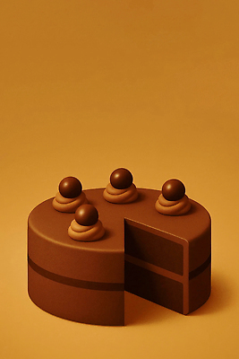 JPG 일러스트 사람없음 갈색 달콤 자르기 제빵 토핑 초코케이크 초코볼 국내일러스트 AI일러스트 AI콘텐츠 컬러 모션 제과제빵 케이크 초콜릿 맛 파일형식