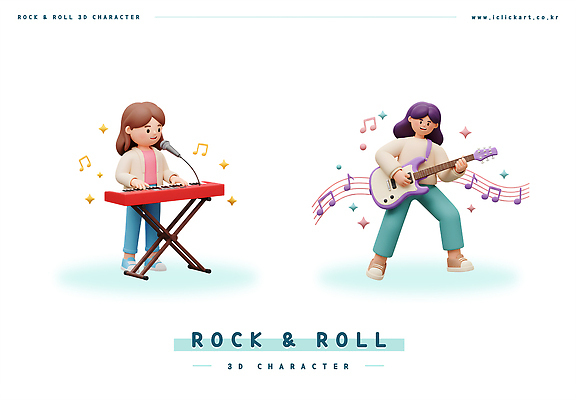 전신 PSD 편집이미지 여자 연주 음표 노래 미소 성인 두명 반짝임 3D 피아노건반 일렉기타 마이크 기타리스트 피아니스트 록 성인여자만 편집3D 기호 음악 음향기기 모션 표정 사람 연주자 기타 건반 피아노 디지털합성 로큰롤 여자만 성인만 파일형식
