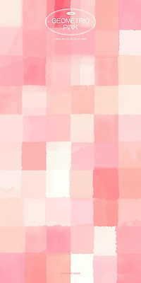 PSD 분홍색 백그라운드 패턴 일러스트 수채화 사람없음 사각형 그라데이션 지오메트릭 국내일러스트 도형 컬러 무늬 파일형식