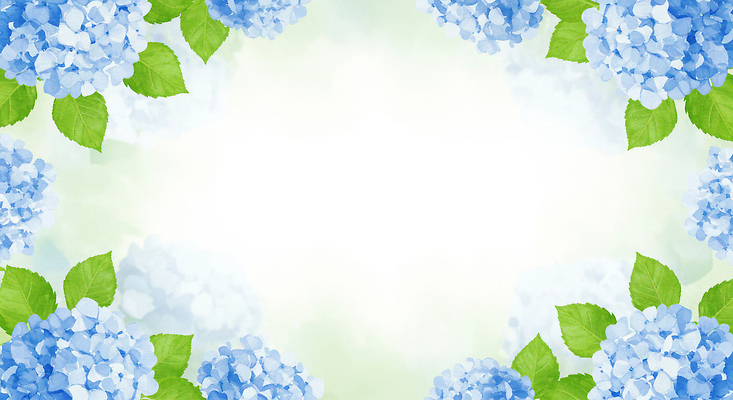 JPG 하늘색 잎 일러스트 여름꽃 자연 수채화 사람없음 여름풍경 수국 꽃프레임 카피스페이스 수국축제 국내일러스트 AI일러스트 AI콘텐츠 식물 꽃 프레임 풍경 파란색 축제 공백 생태계 꽃축제 파일형식 여름_계절