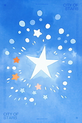 PSD 별 일러스트 수채화 사람없음 파란색 빛 반짝임 국내일러스트 자연요소 컬러 모션 파일형식